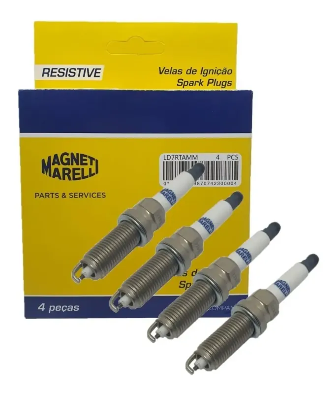 Vela de Ignição Marelli LD7RTAMM – Kwid 1.0 12V 2017 a 2026 | Sandero 1.0 2007 a 2026 | Logan 1.0 2007 a 2026 | Clio 1.0