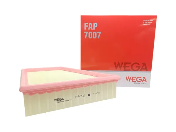Filtro de Ar Wega FAP7007 Saveiro 2009-2026 Gol 2008-2021 Voyage 2008-2021 SpaceFox 2008-2019