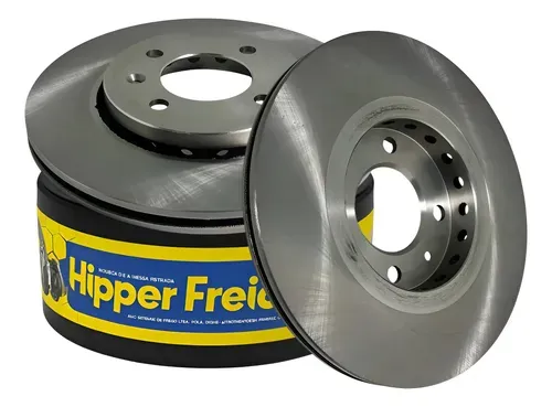 Par Disco de Freio Dianteiro Ventilado Gol Saveiro Voyage Hipper